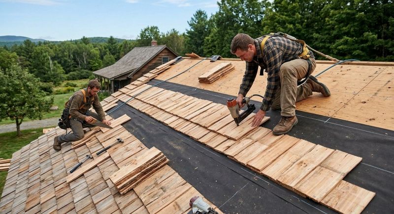 Wood Roofing Installation in Sewell, NJ