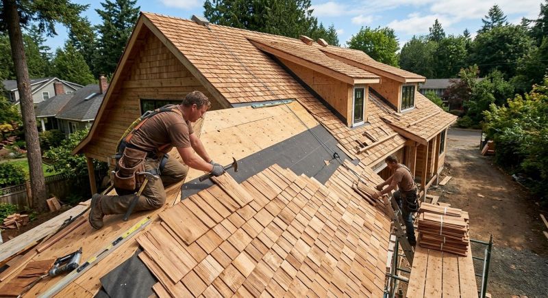 Wood Roofing Installation in Springfield, PA