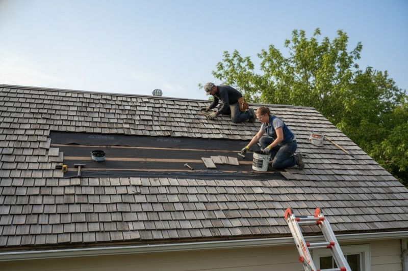 Wood Shake Roof Repair in Chesapeake City, MD
