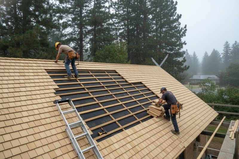 Wood Shake Roof Repair in Kennett Square, PA