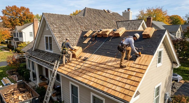 Wood Shake Roof Replacement in Pennsville, NJ